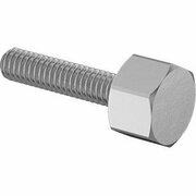 BSC PREFERRED Stainless Steel Hex-Head Thumb Screw 8-32 Thread Size 3/4 Long 90113A136